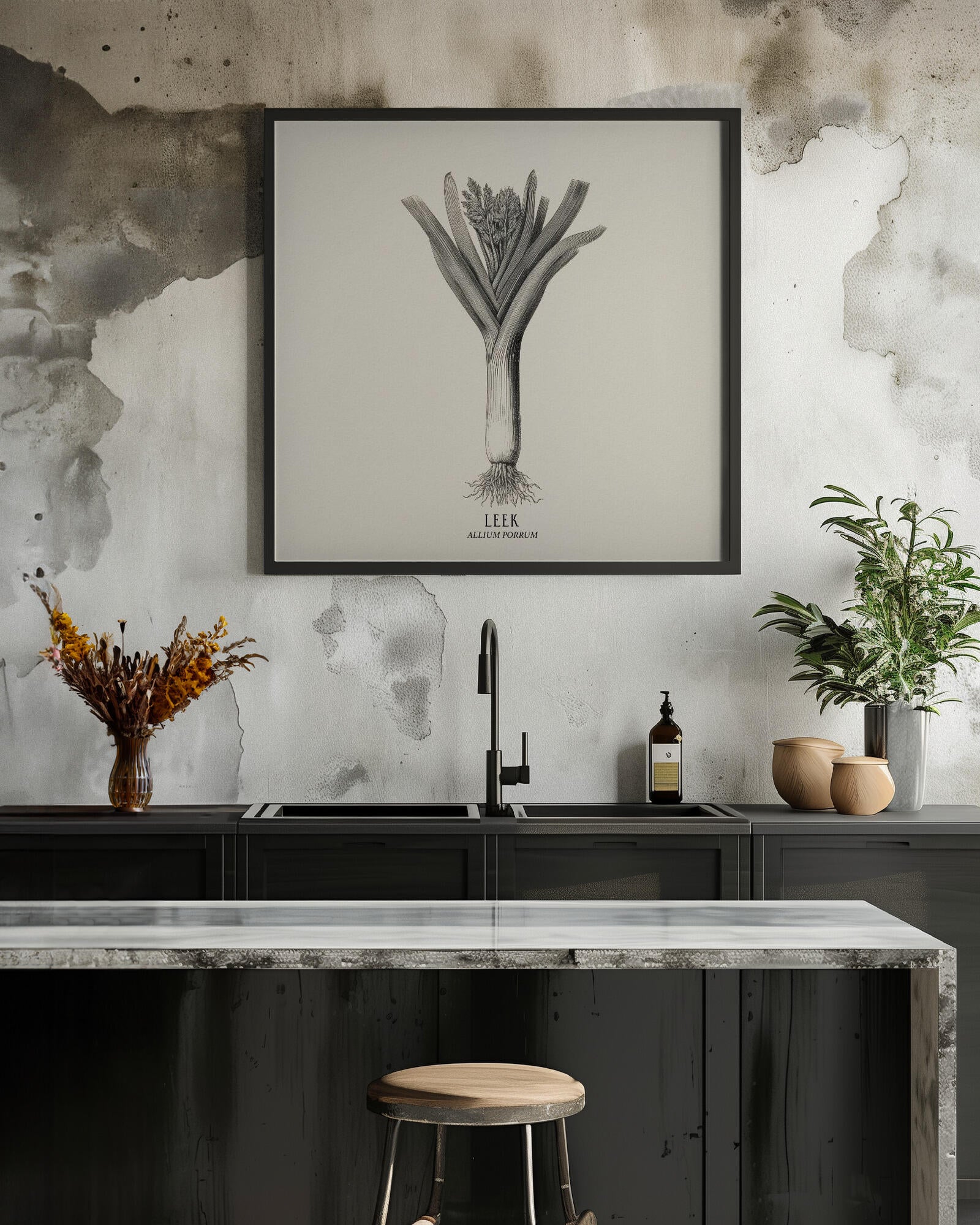 Vintage Vegetables - Leek
