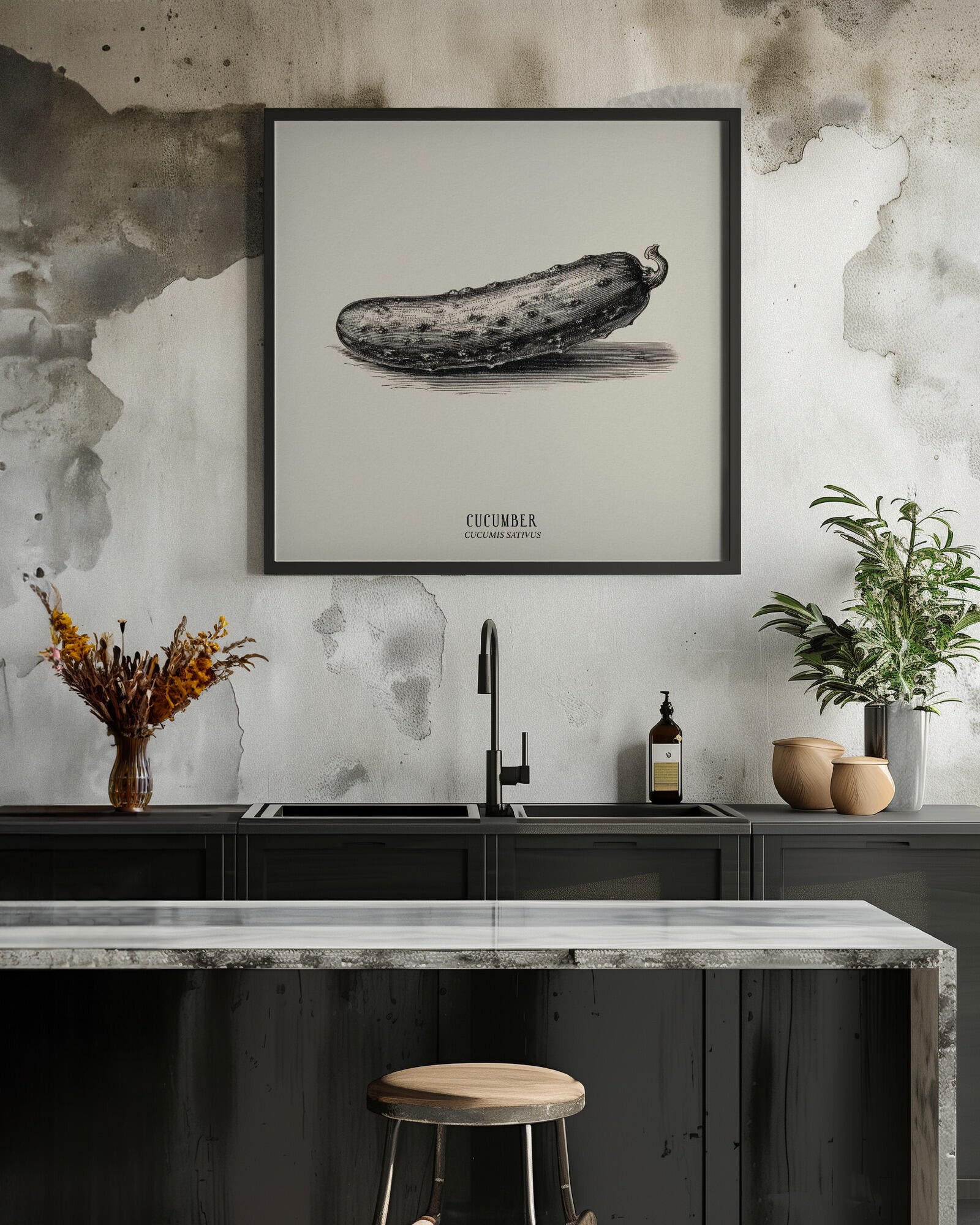 Vintage Vegetables - Cucumber