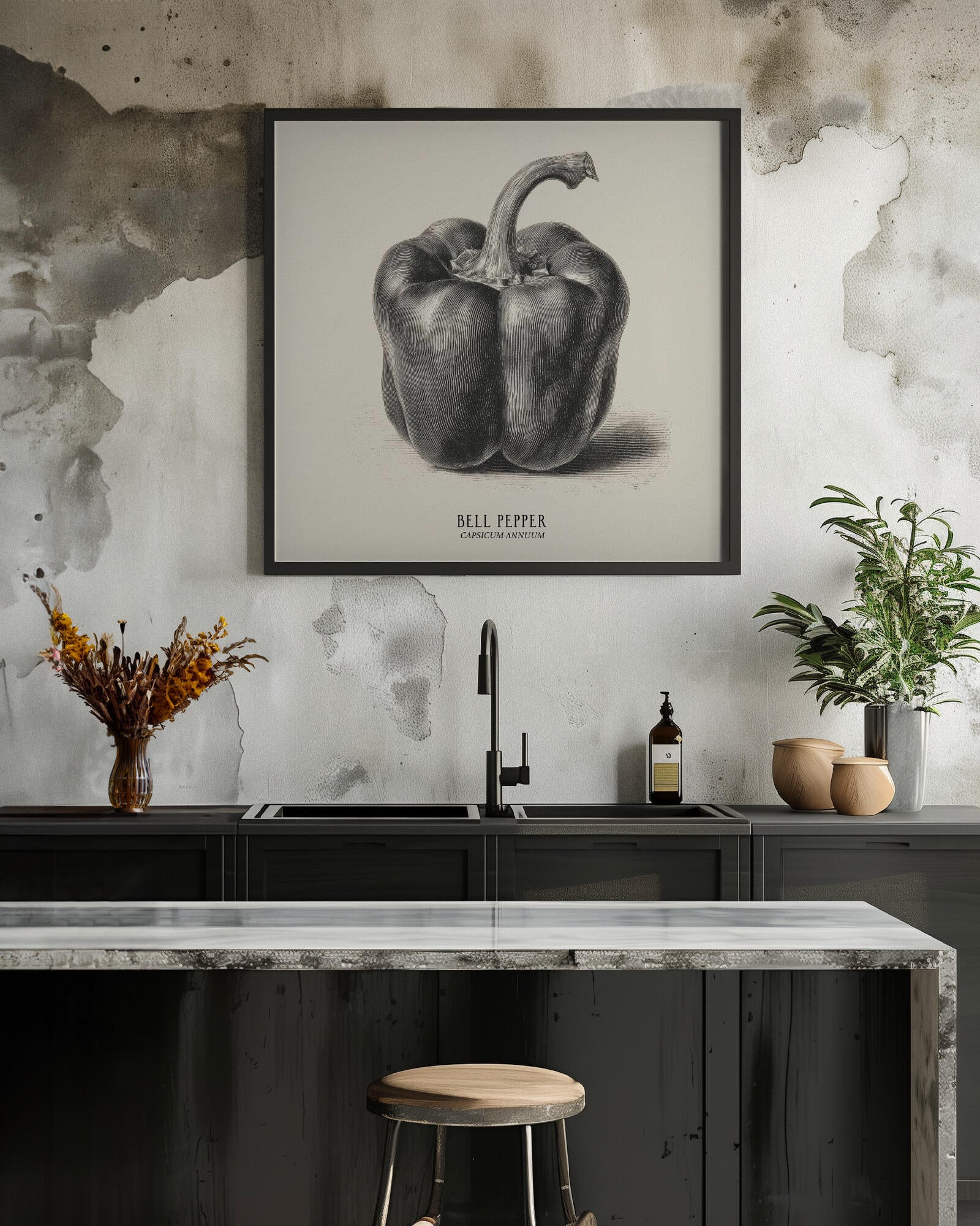 Vintage Vegetables - Bell Pepper