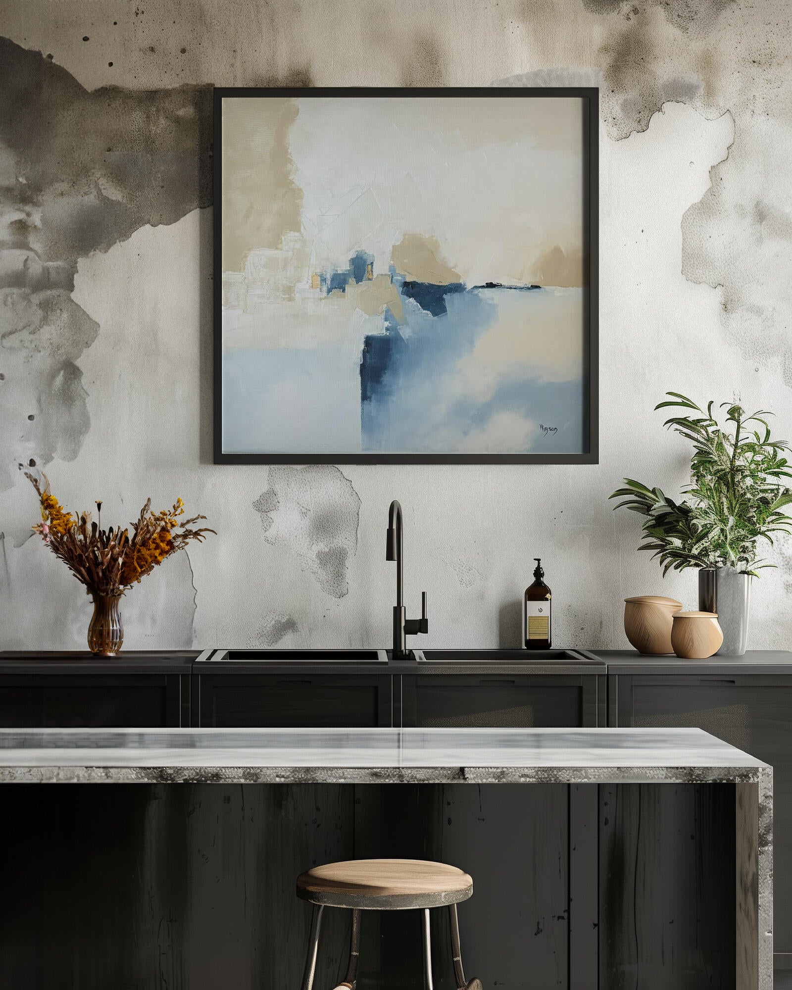 Abstract Coastal Calm