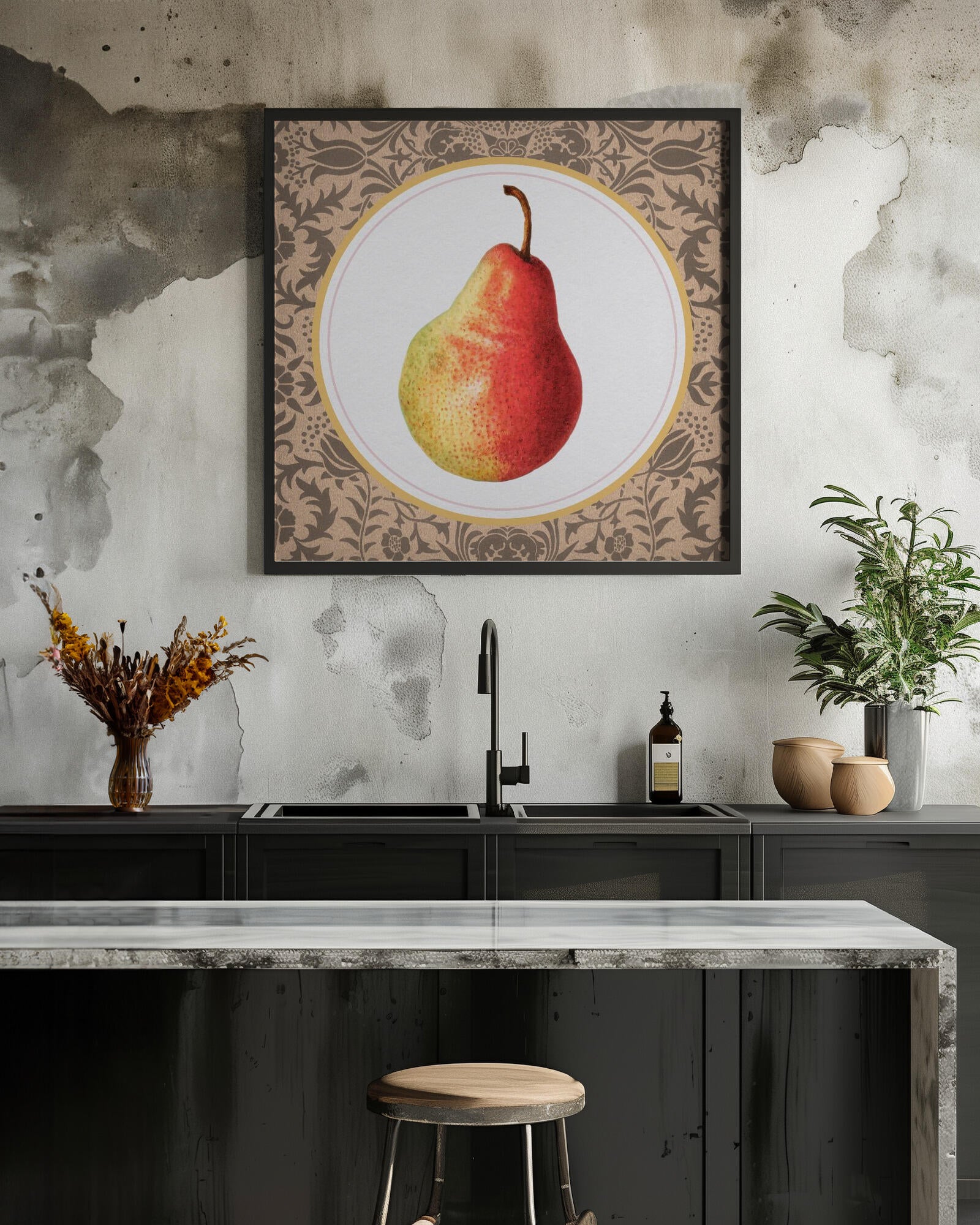 Elegant Botanical Pear