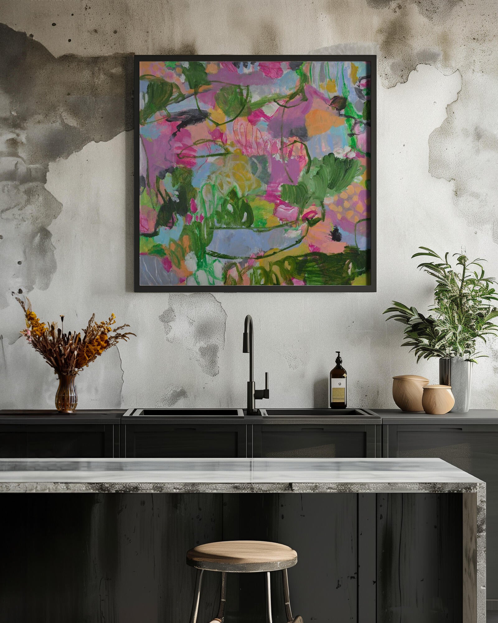 Colorful Abstract Garden
