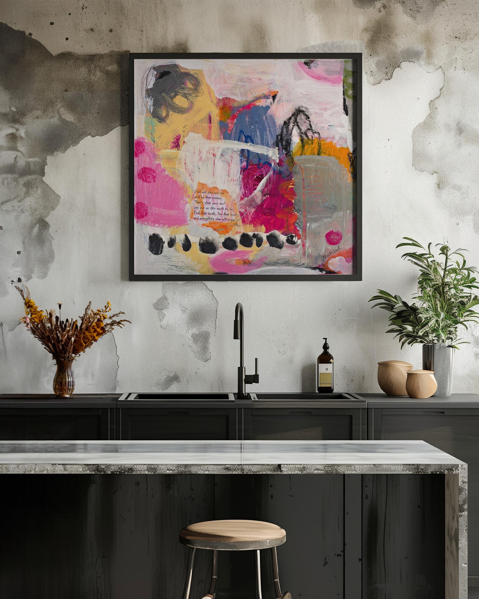 Inspirational Abstract Collage