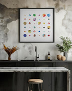 Watercolor Planets