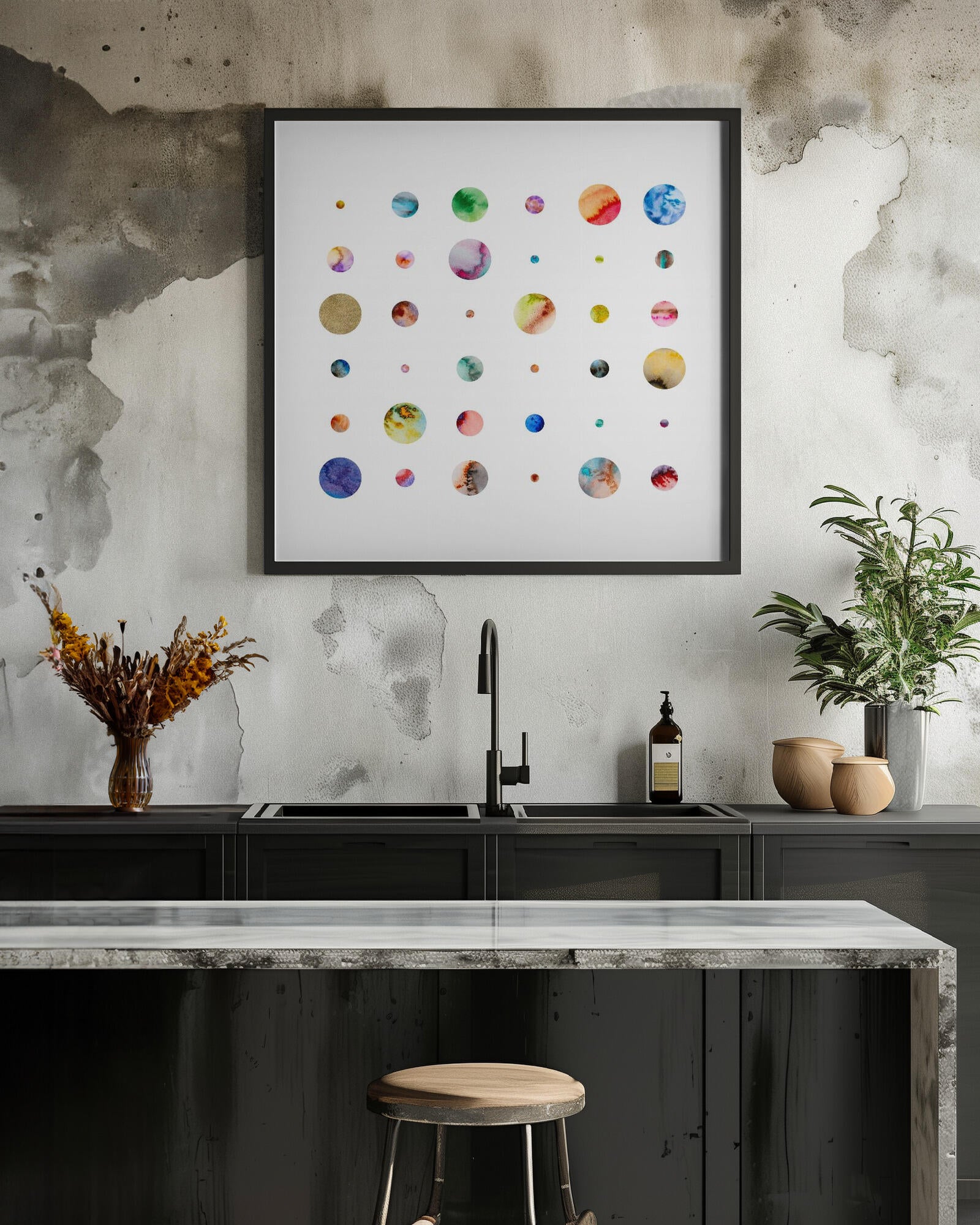 Watercolor Planets