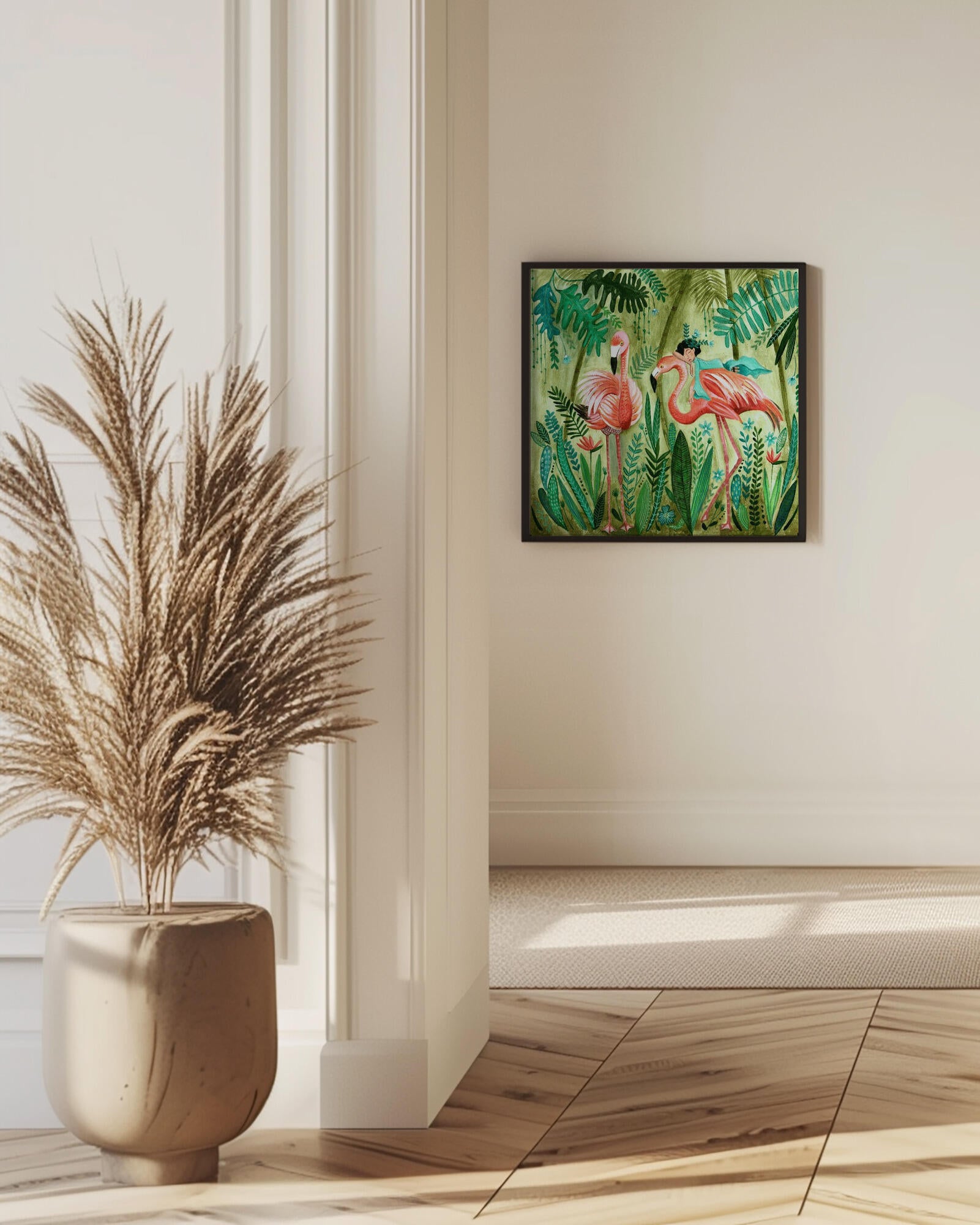 Flamingo jungle