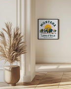 Montana Buffalo Art: Love The Wild