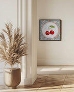 Vintage Cherry Botanical Pattern