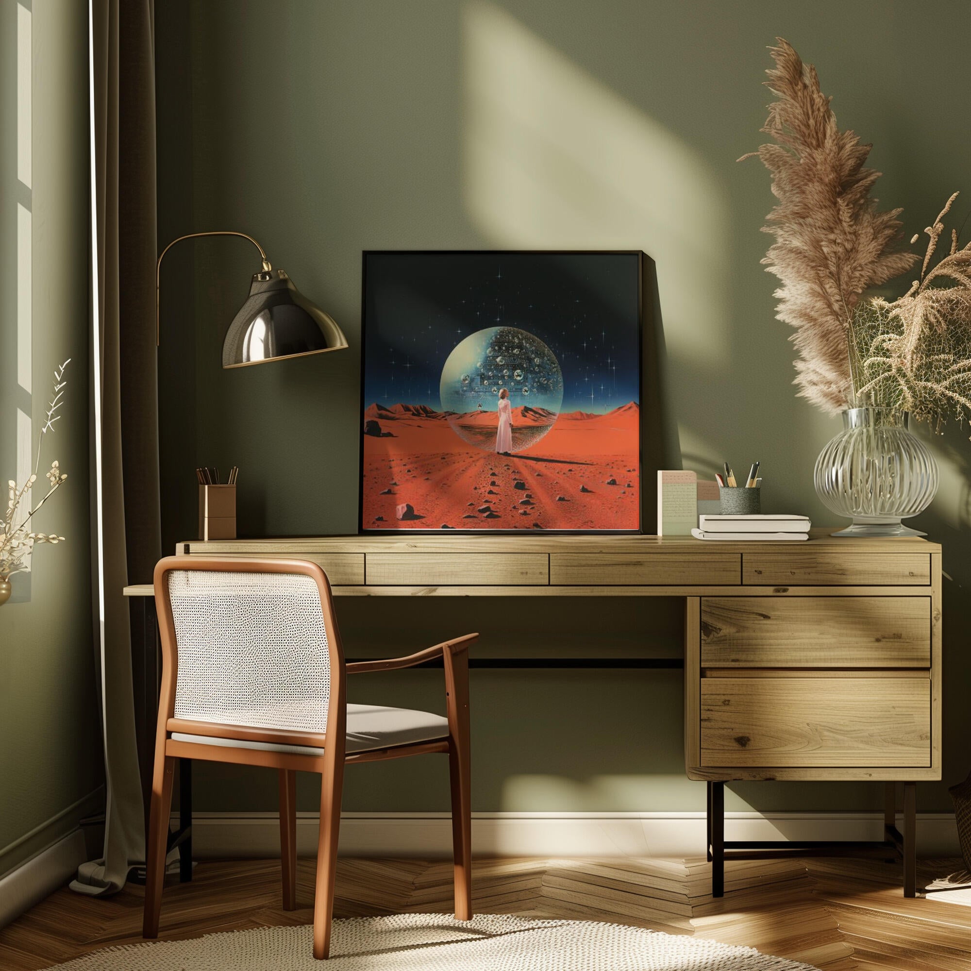 The Power of the Orb Collage Art