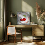 Vintage Cherry Botanical Pattern