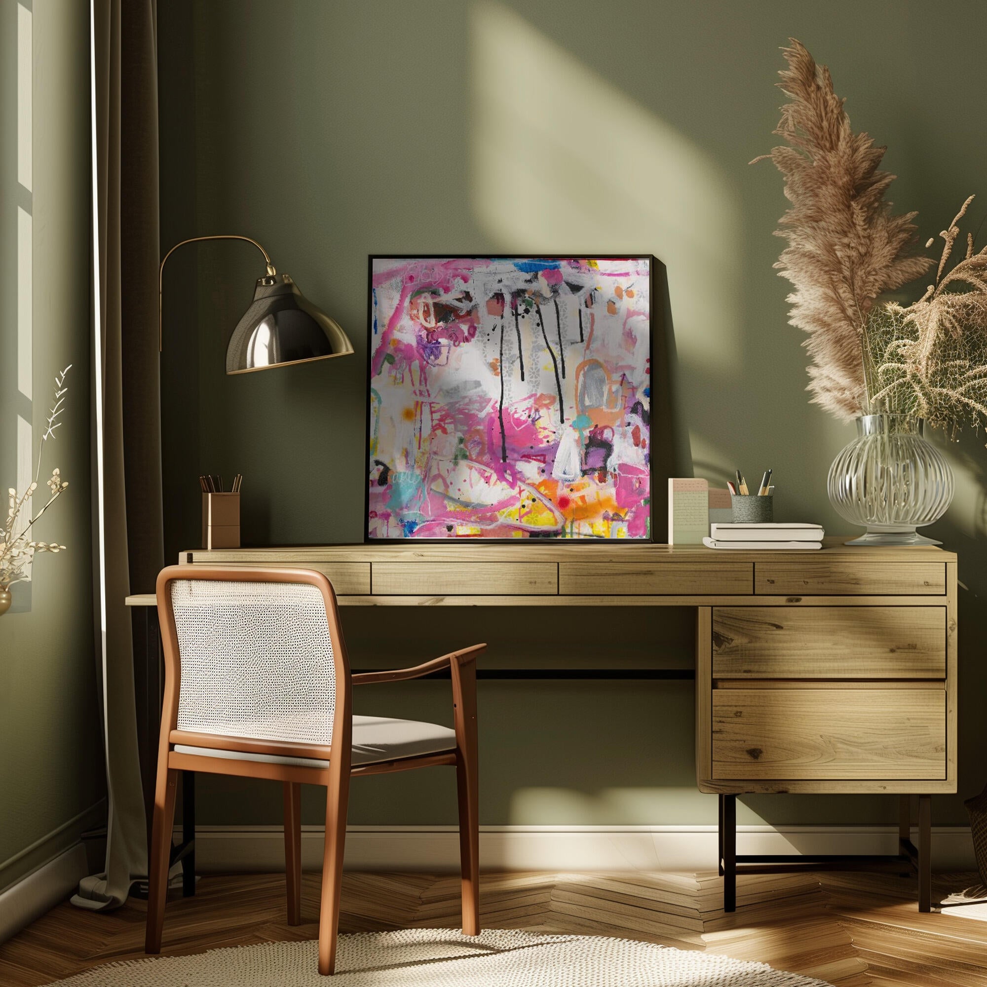 Vibrant Abstract Expression