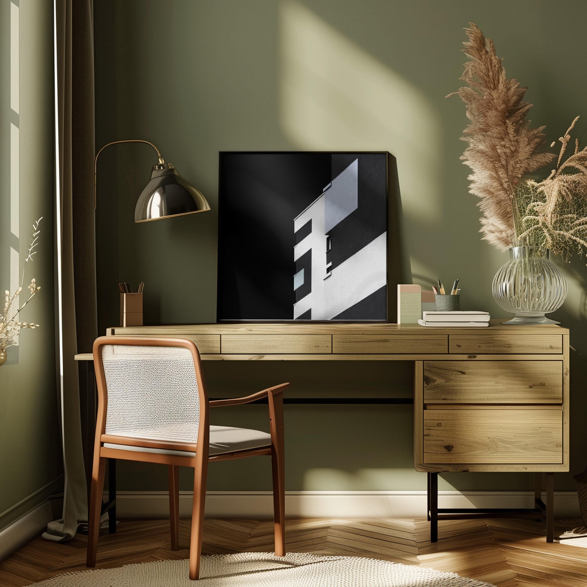Sleek Geometric Building