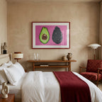 Avocado On Pink