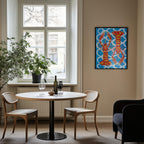 Langoustines On Blue