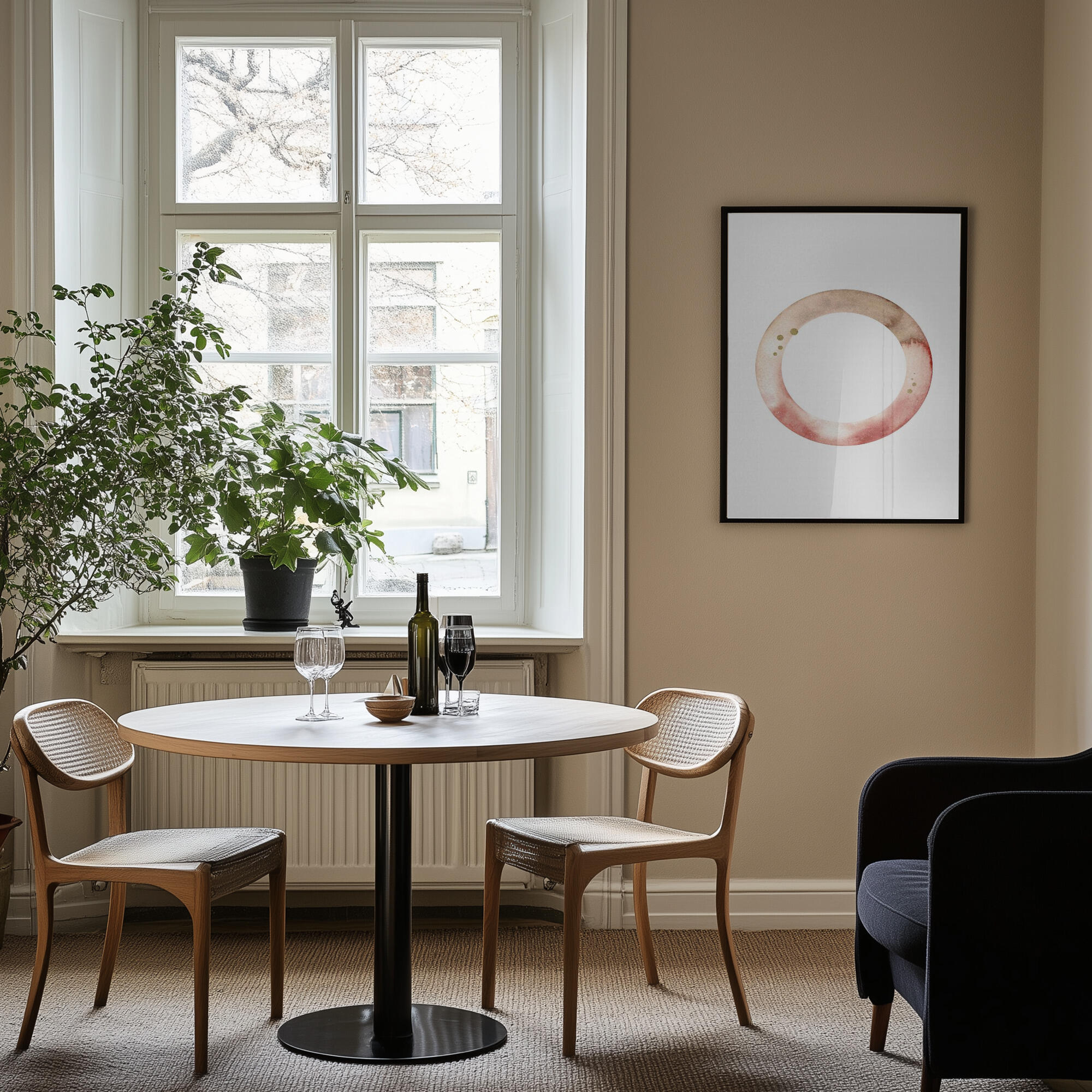 Blush Gold Circle