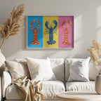 Lobster Langoustines Pop Art