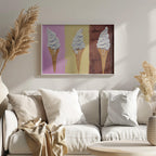 Ice Creams On Neapolitan