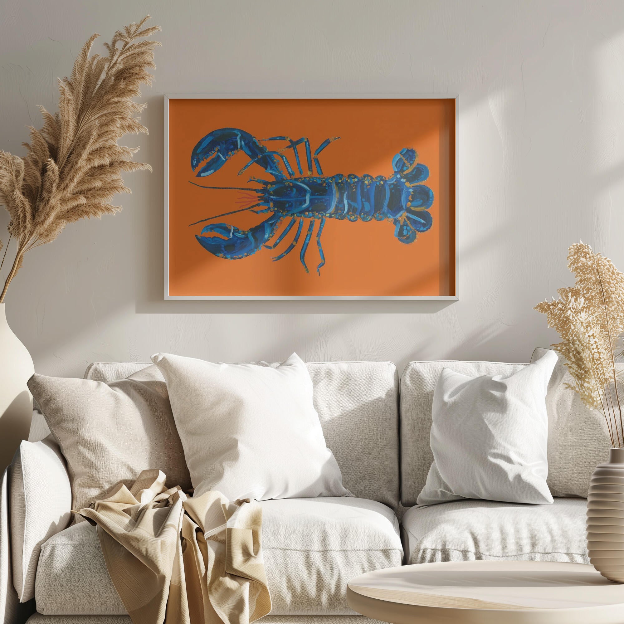 Lobster On Orange