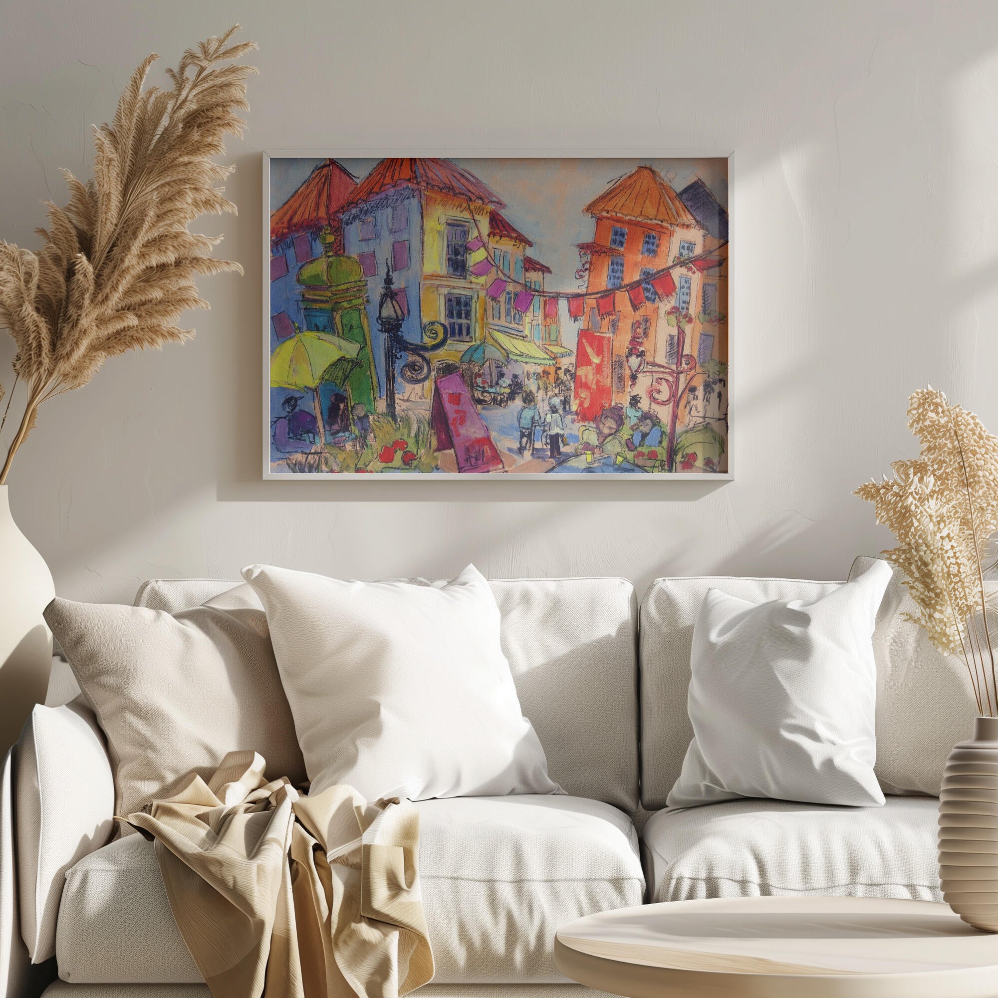 Vibrant Street Scene