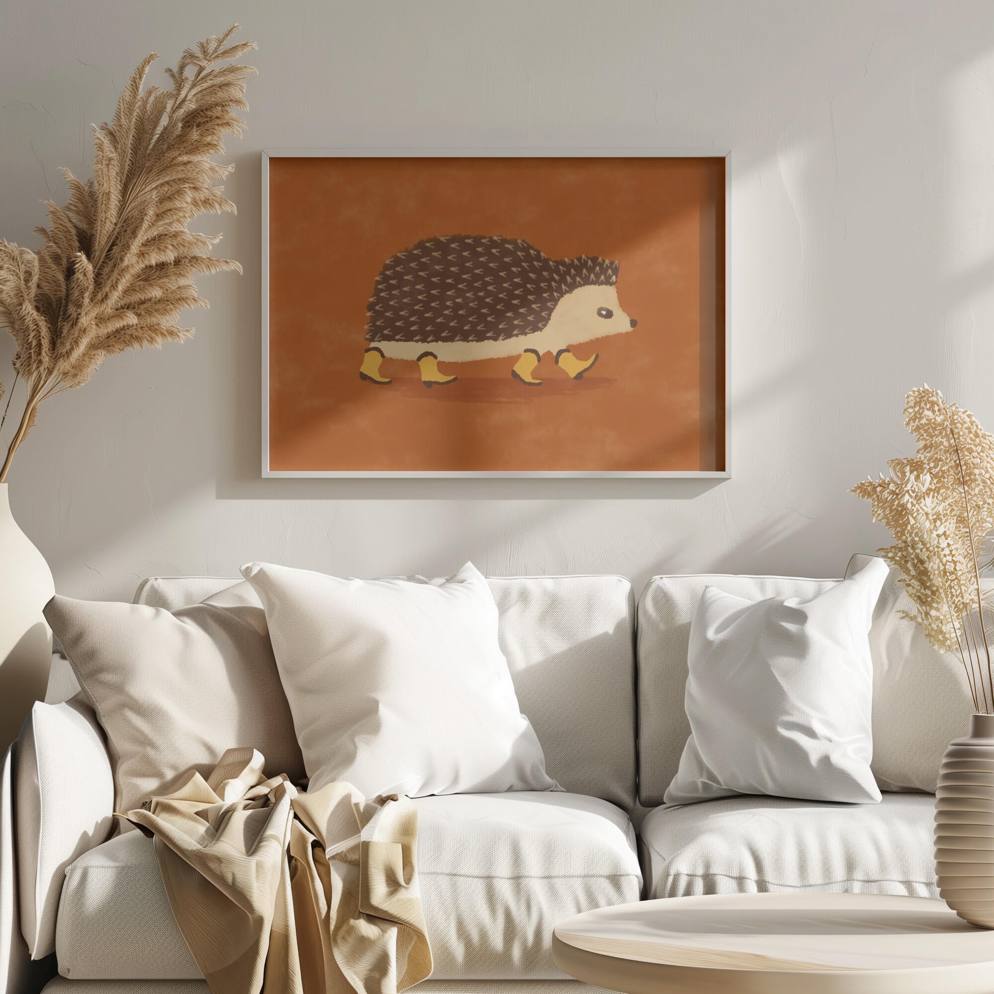 Sonny the Hedgehog Running In Cowboy Boots