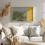 yellow modern landscape collage