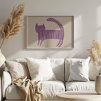 Mauve cat nursery
