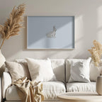 Serene White Rabbit