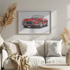 Classic Red Sports Car