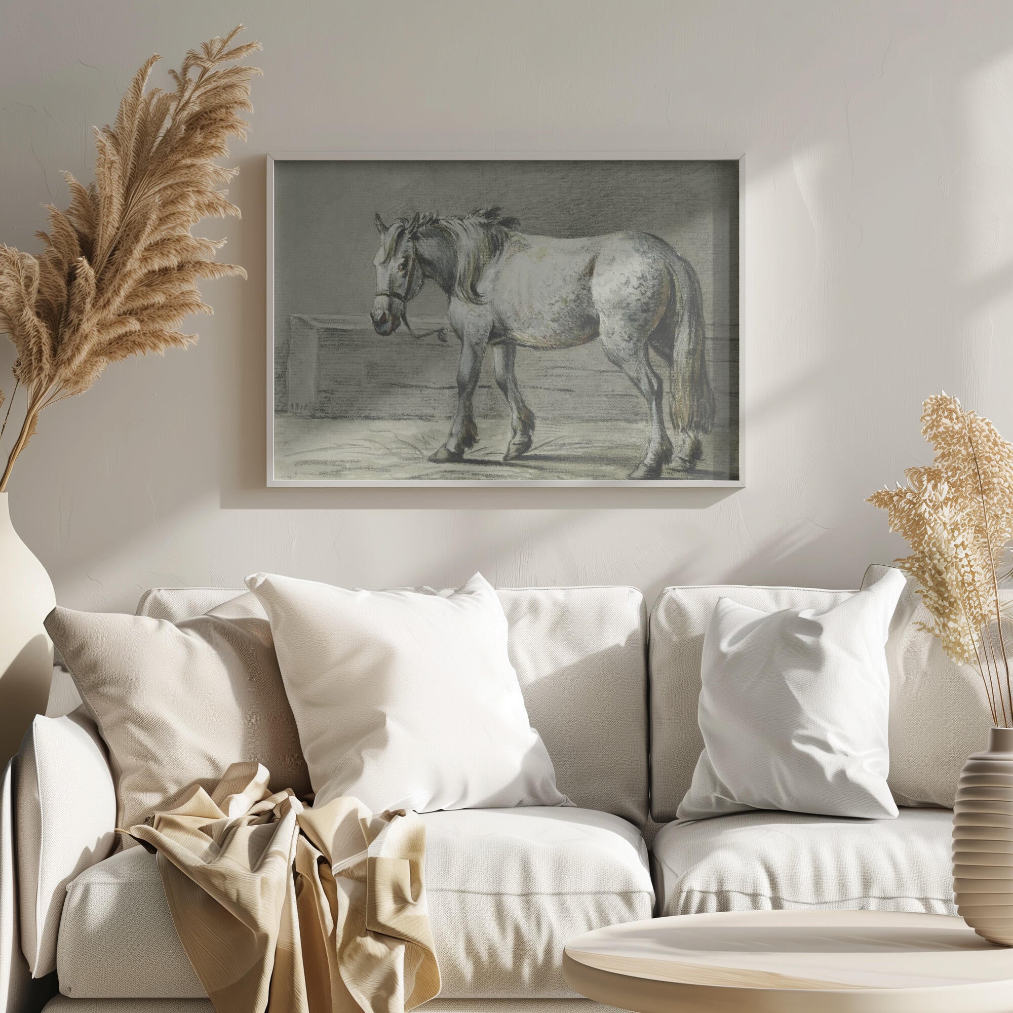 Standing Horse (1810   1816) By Jean Bernard