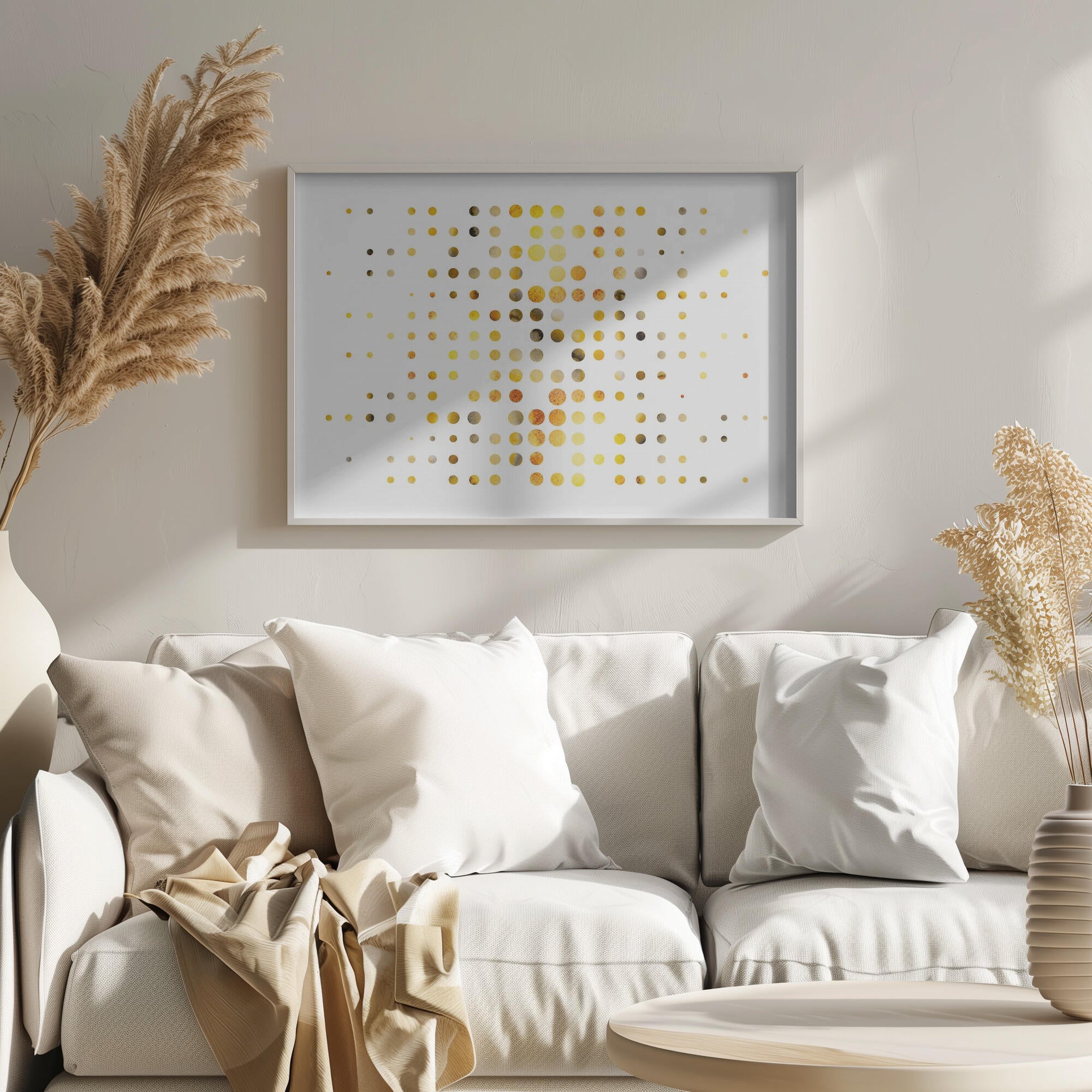 Golden Fading Dots