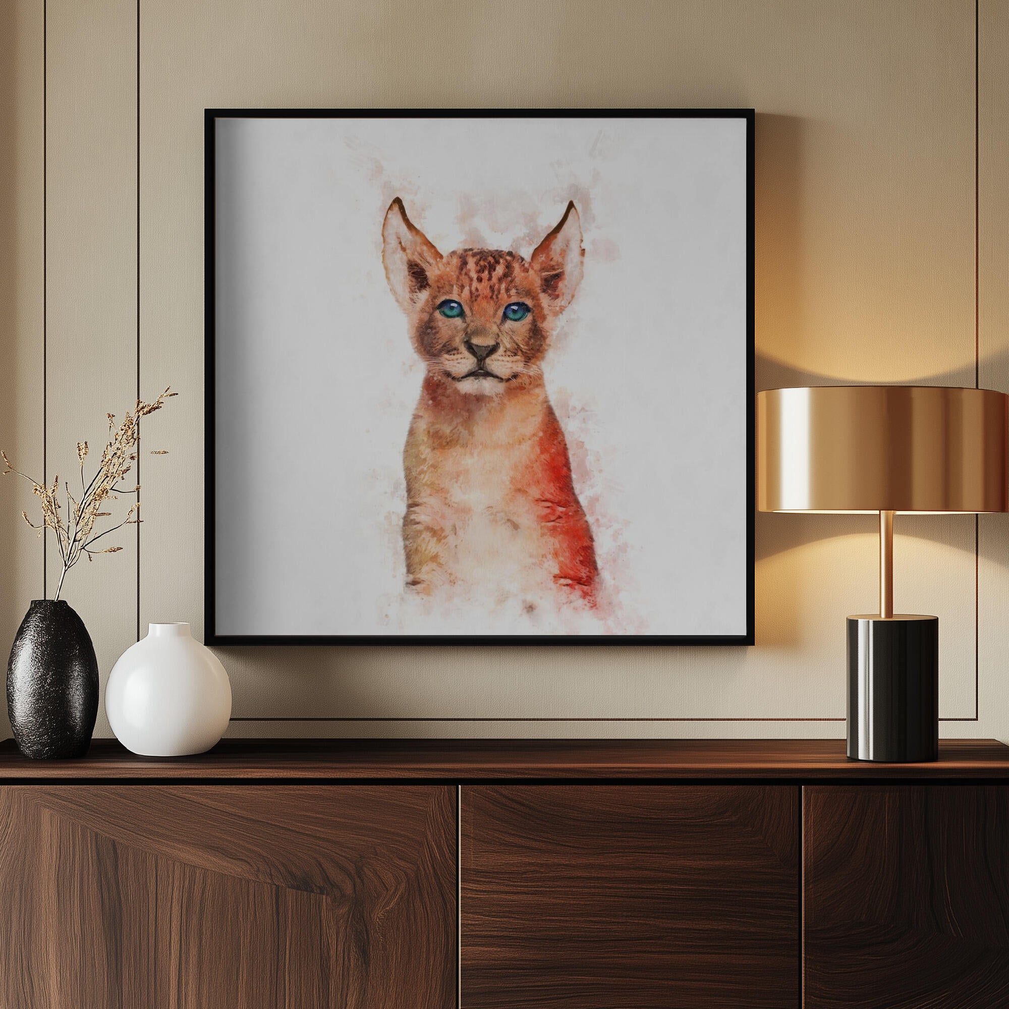 Cub's Blue Gaze