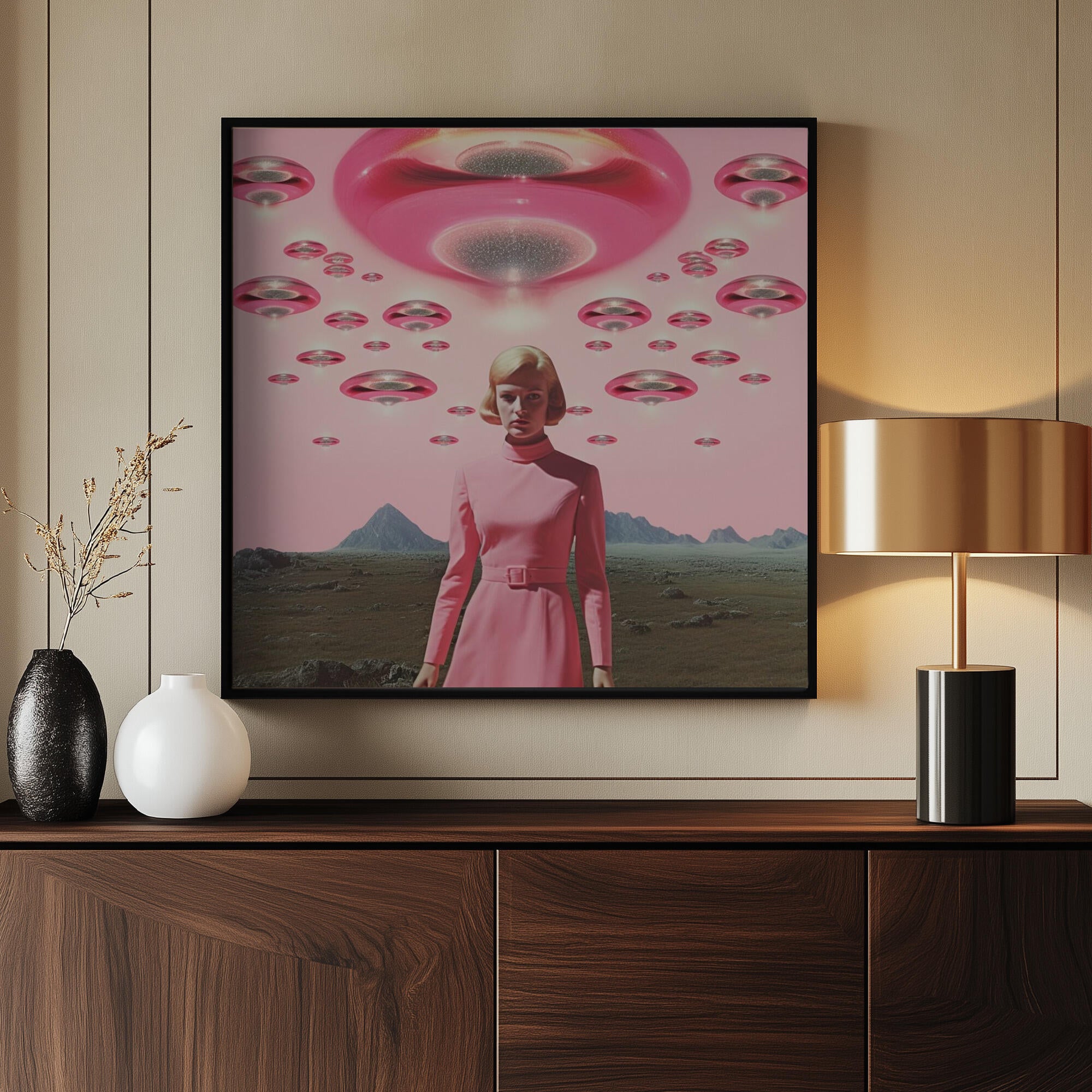 A Woman with Cosmic Elements
