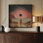 Through Time and Space Collage Art