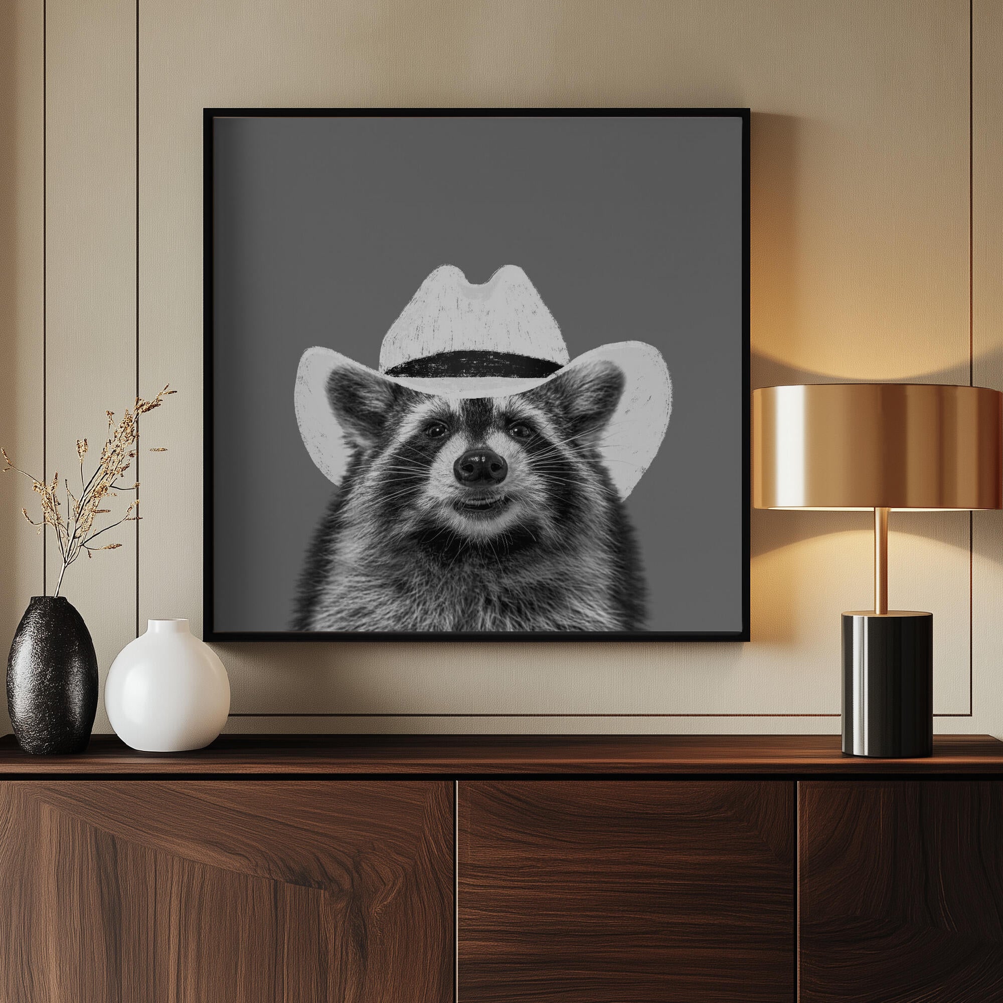 Wyatt The Cowboy Raccoon