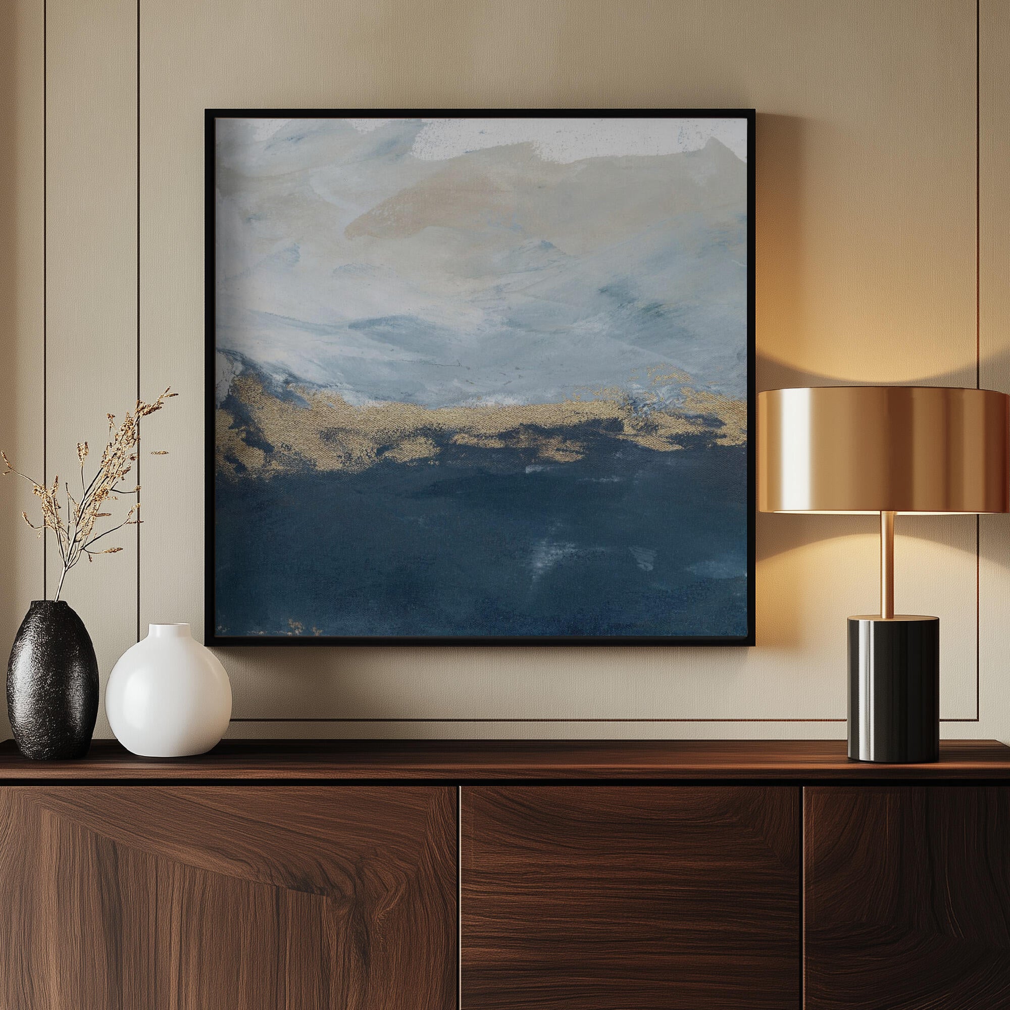 Peaceful Golden Horizon