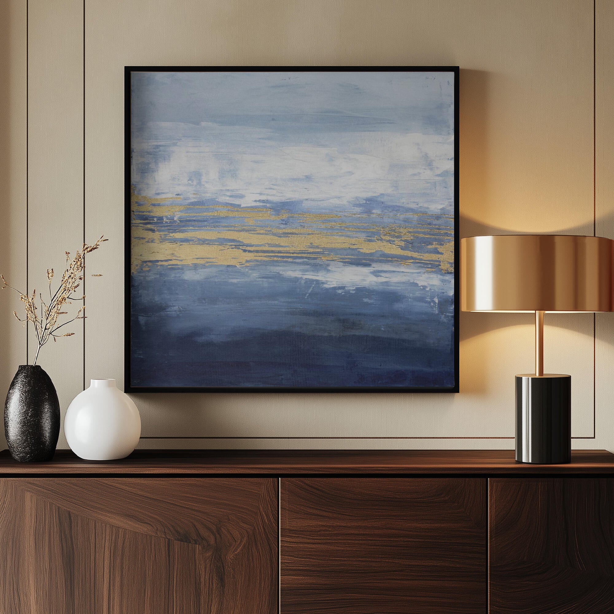 Peaceful Golden Horizon
