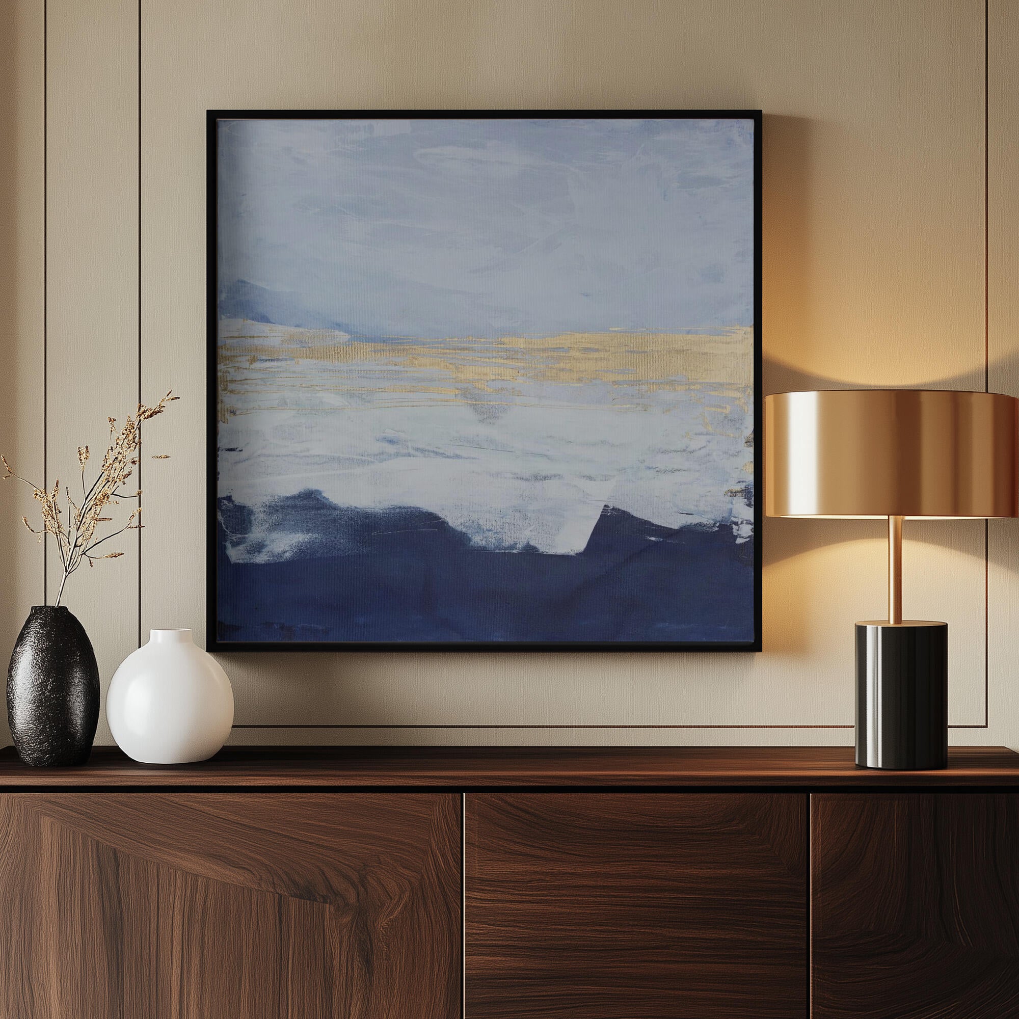Peaceful Golden Horizon