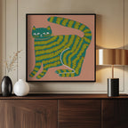 Cat with stripes