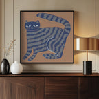 Cat with stripes