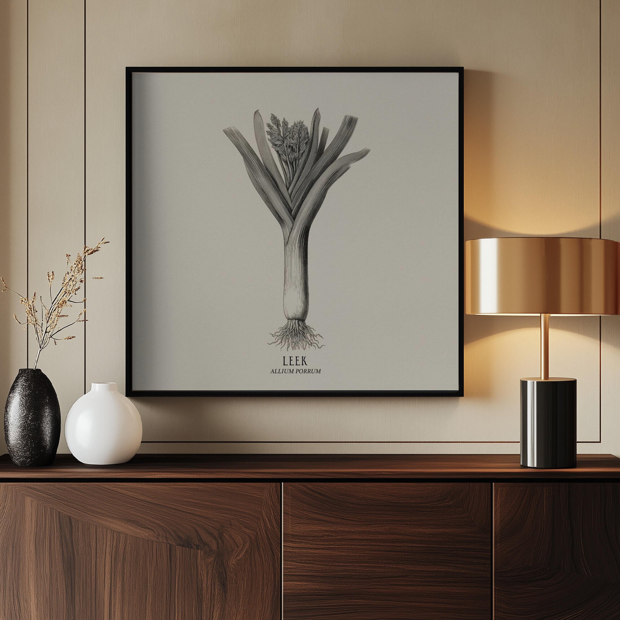 Vintage Vegetables - Leek