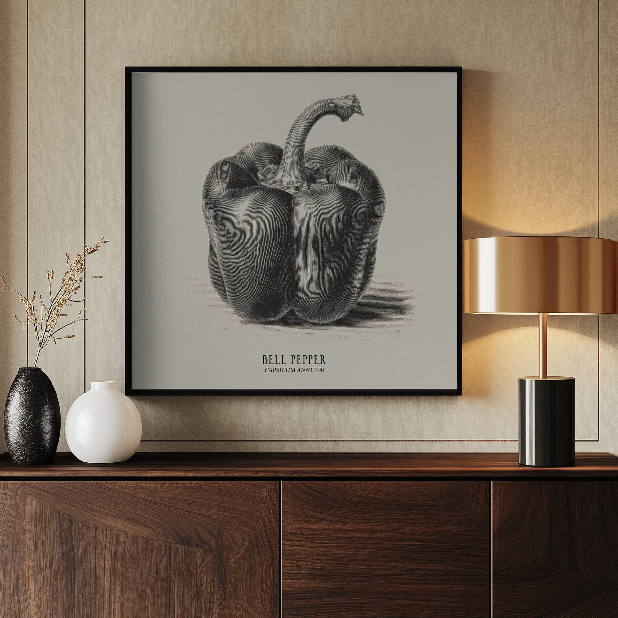 Vintage Vegetables - Bell Pepper