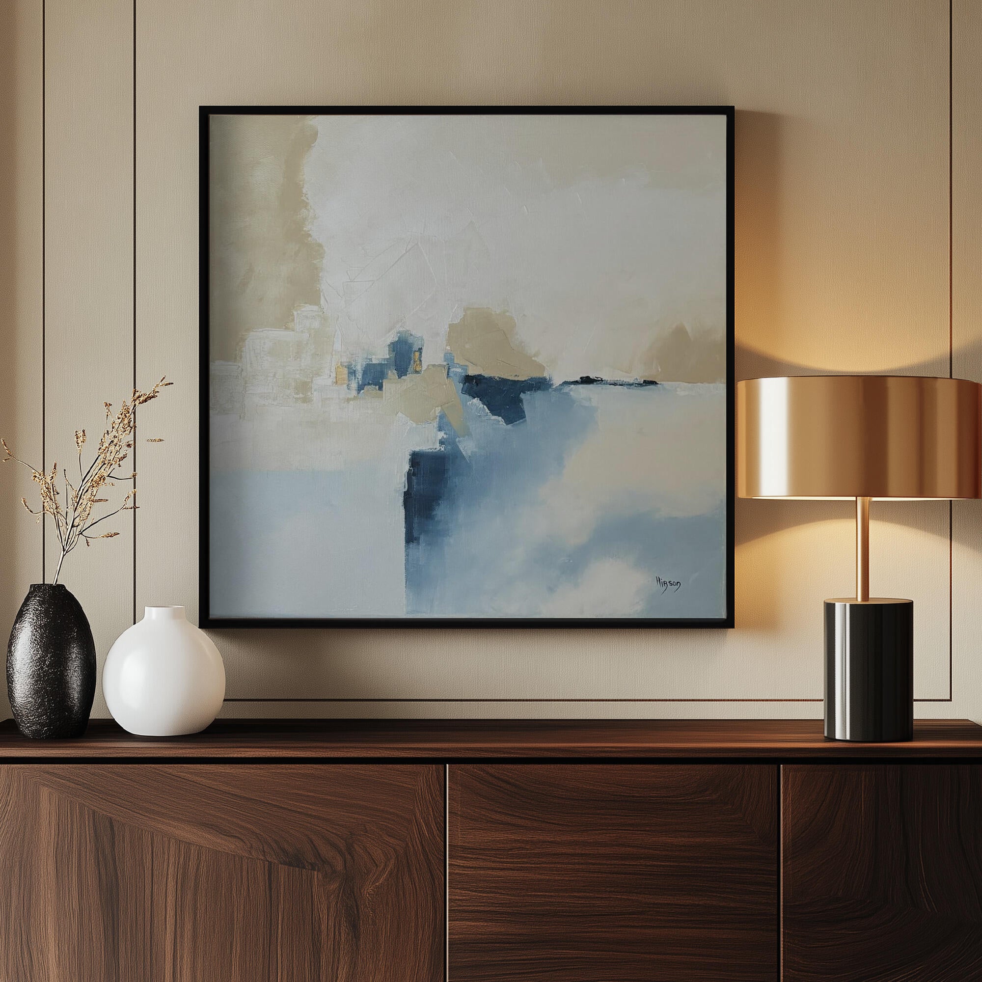Abstract Coastal Calm