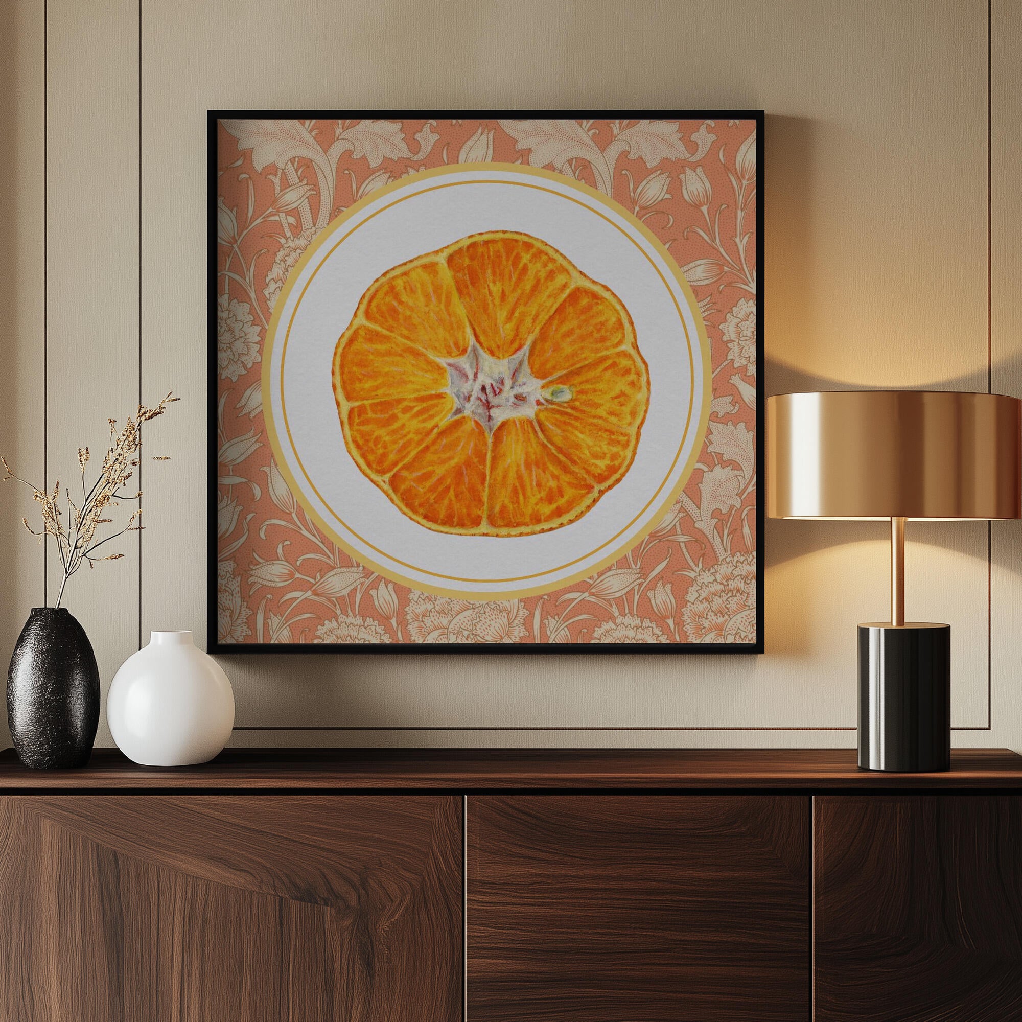 Vibrant Orange Slice