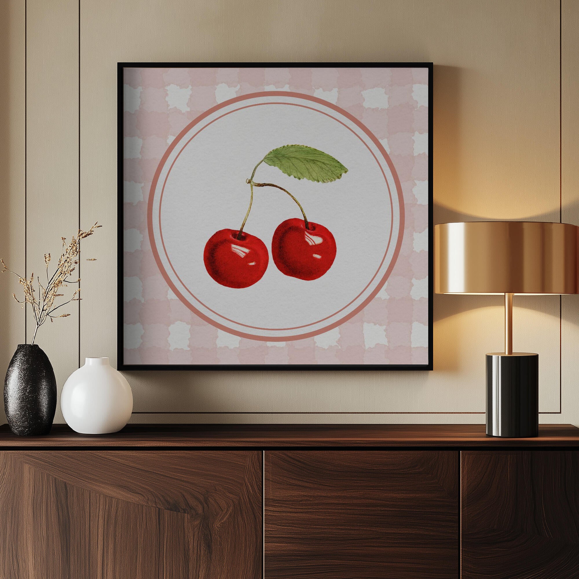 Gingham Cherry Sweetness