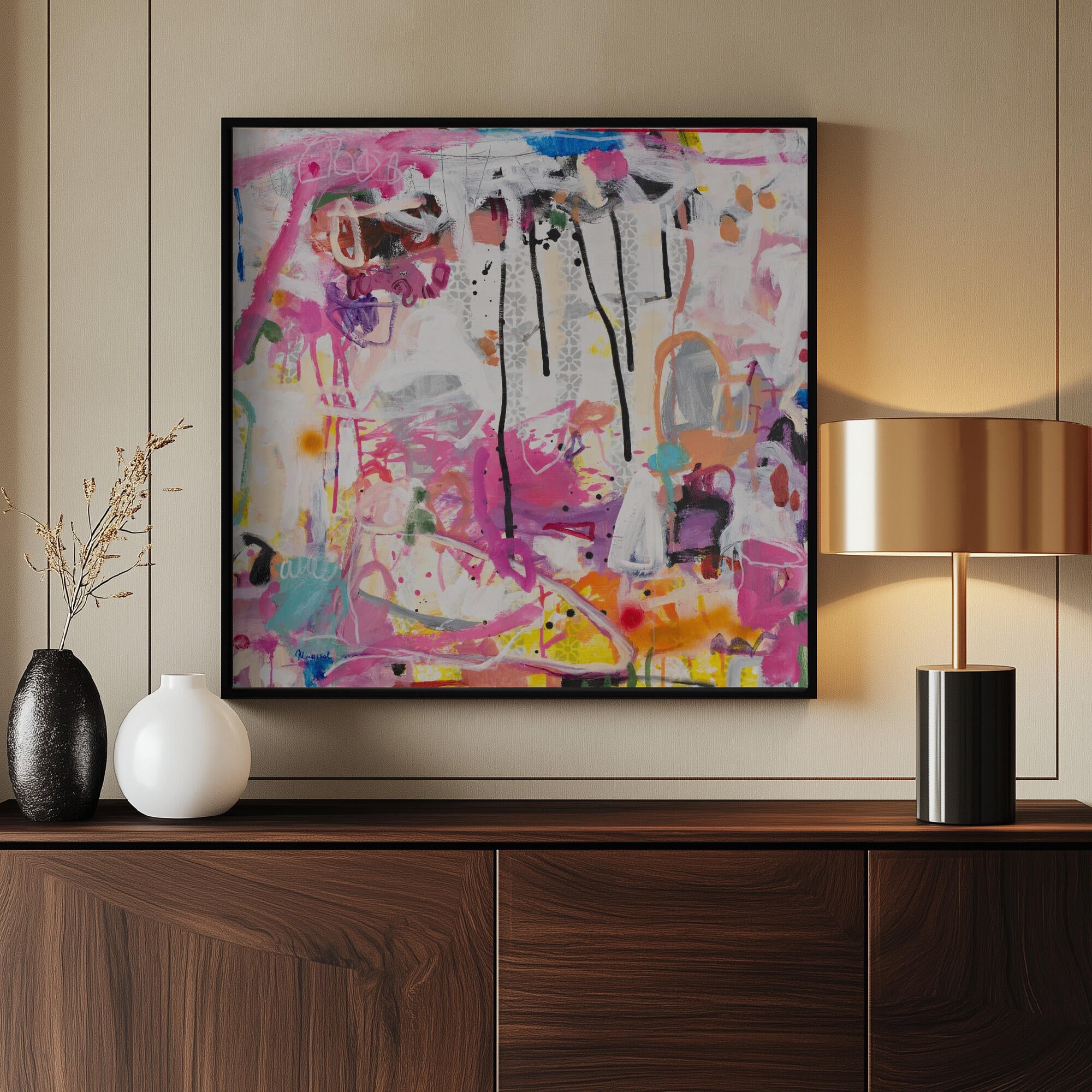 Vibrant Abstract Expression