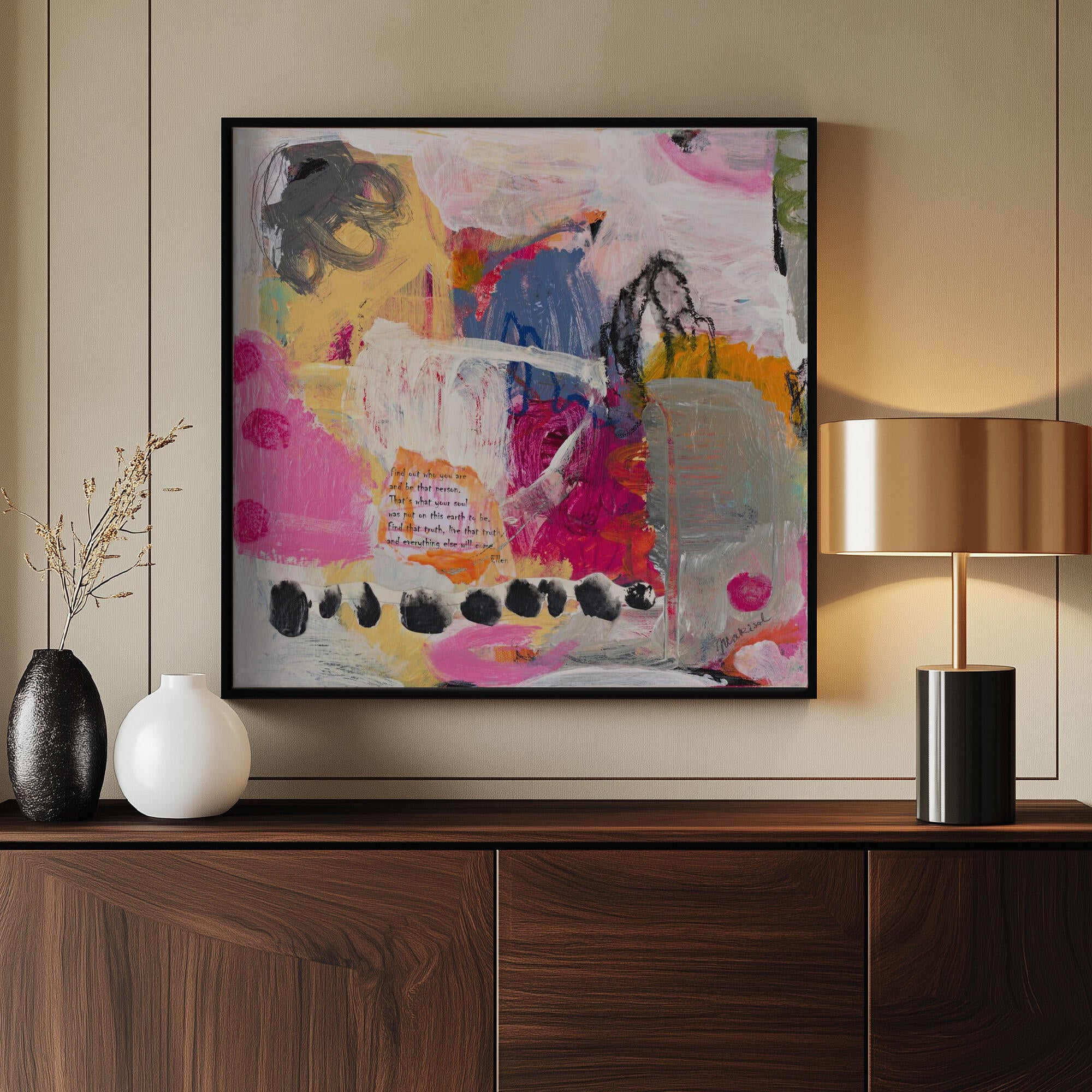 Inspirational Abstract Collage