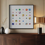 Watercolor Planets