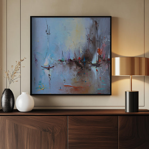 Abstract Marina Boats