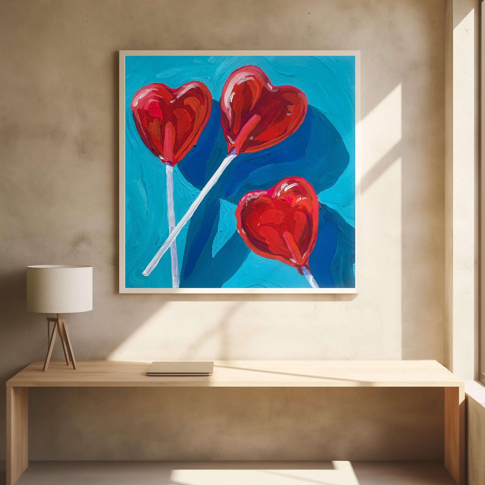 Heart Lollipops