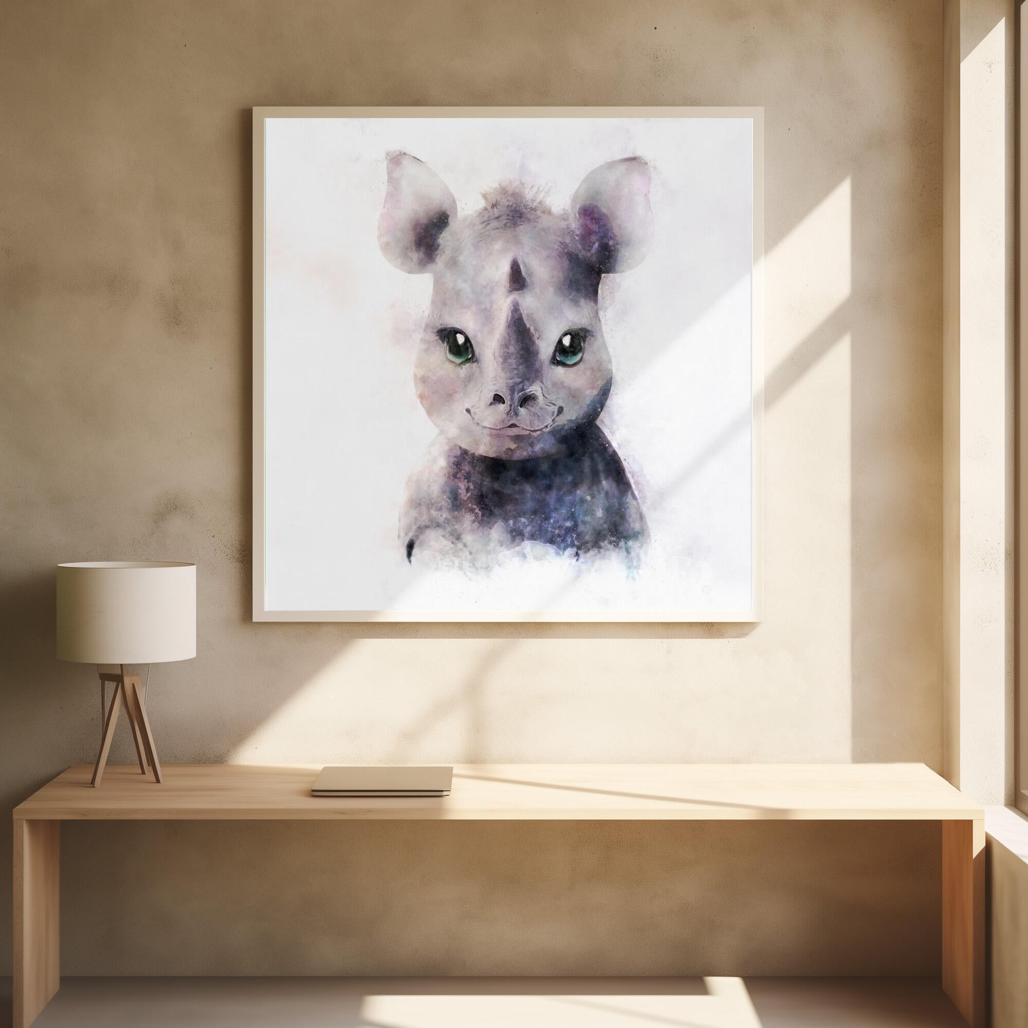 Sweet Rhino Gaze